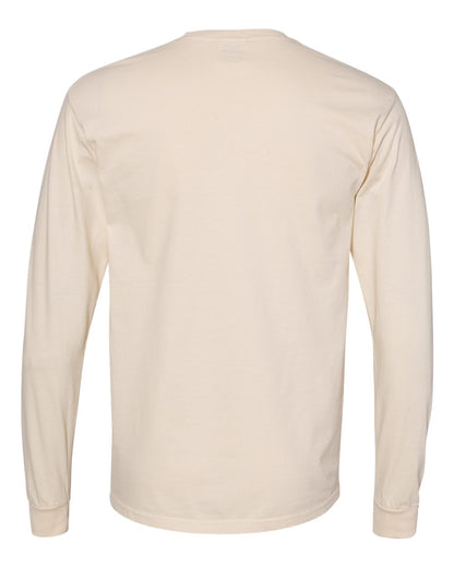 Comfort Colors Unisex Garment-Dyed Heavyweight Long Sleeve T-Shirt 6014 #color_Ivory
