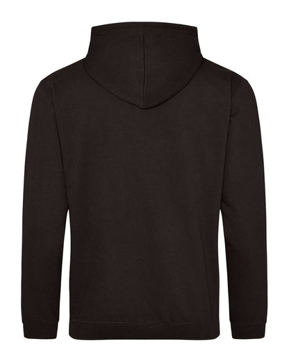 AWDis Unisex College Hooded Sweatshirt JHA001 #color_Jet Black