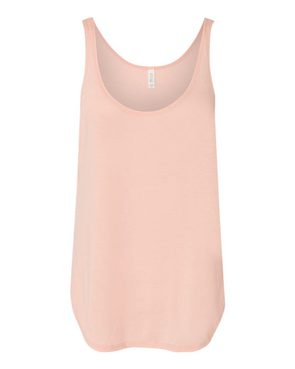 BELLA + CANVAS Women's Flowy Tank with Side Slit 8802 #color_Peach