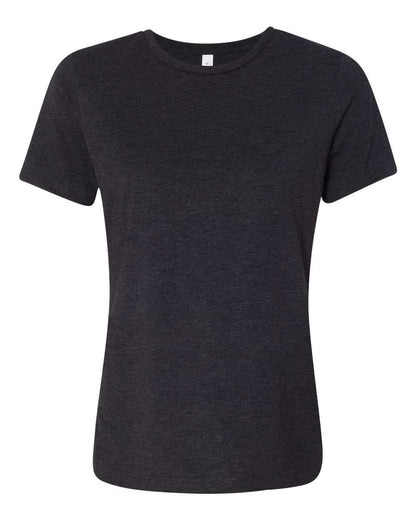 BELLA + CANVAS Women’s Relaxed Fit Triblend Tee 6413 #color_Charcoal Black Triblend