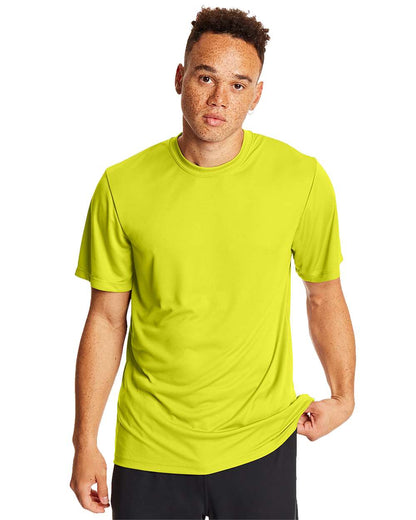 Hanes Unisex Cool DRI® Performance T-Shirt 4820 #color_Safety Green