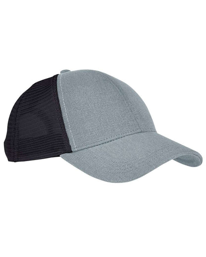 econscious Hemp Blend Trucker Cap EC7093 #color_Charcoal/ Black