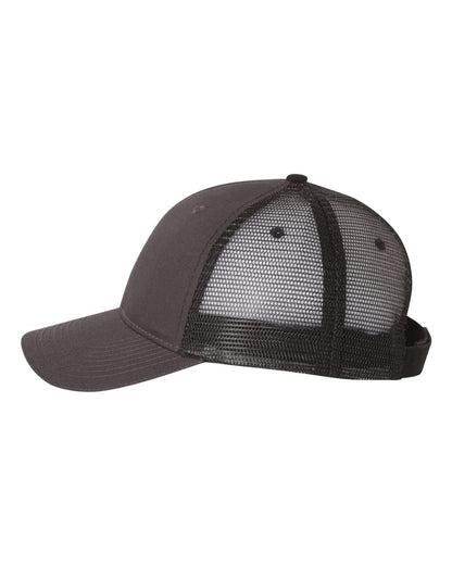 Valucap Sandwich Trucker Cap S102 #color_Charcoal/ Black