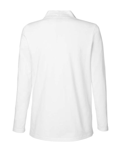 Devon & Jones Women's Raleigh Shawl Collar Knit Top DP121W #color_White