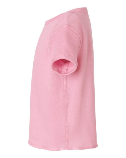 Rabbit Skins Infant Baby Rib Tee 3400 #color_Pink