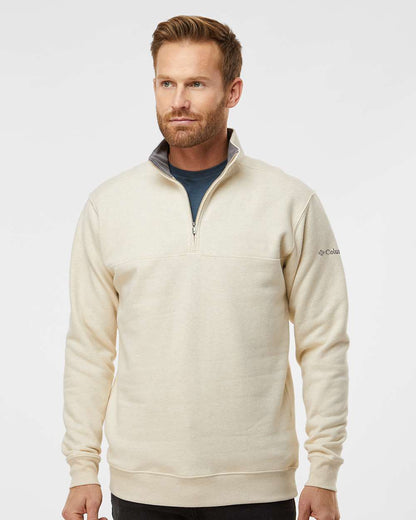 Columbia Men's Hart Mountain™ II Half-Zip Pullover 212475 #colormdl_Oatmeal Heather