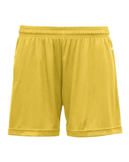 Badger Women's B-Core 5" Inseam Shorts 4116 #color_Gold