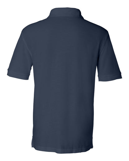 Sierra Pacific Men's Silky Smooth Piqué Polo 0500 #color_Navy