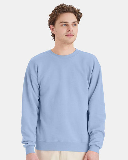 Hanes Unisex EcoSmart® Crewneck Sweatshirt P160 #colormdl_Light Blue