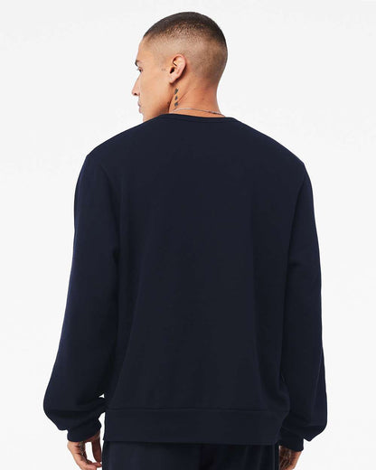 BELLA + CANVAS Sponge Fleece Classic Crewneck Sweatshirt 3911 #colormdl_Navy