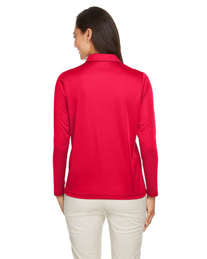 Team 365 Women's Zone Performance Long Sleeve Polo TT51LW #colormdl_Sport Red