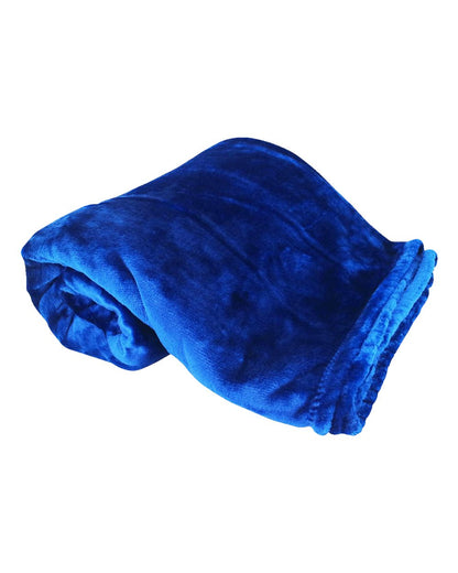 Alpine Fleece Oversized Mink Touch Luxury Blanket 8727 #color_Royal