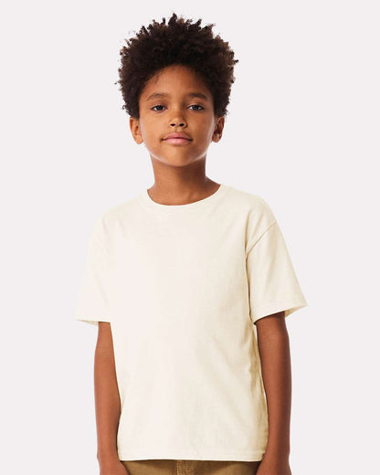 BELLA + CANVAS Youth 6oz. Heavyweight Tee 3010Y #colormdl_Natural