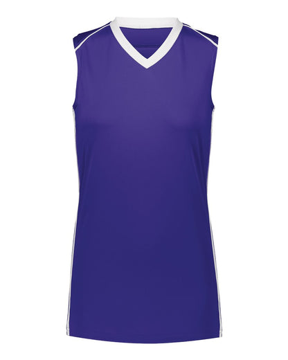 Augusta Sportswear Girls' Rover Jersey 1688 #color_Purple/ White