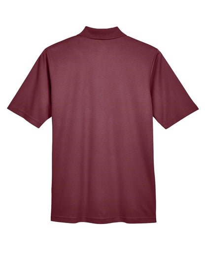 CORE365 Men's Origin Performance Piqué Polo with Pocket 88181P #color_Burgundy