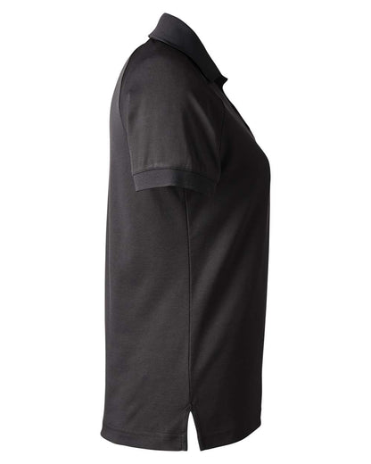 Harriton Women's Charge Snag and Soil Protect Polo M208W #color_Black