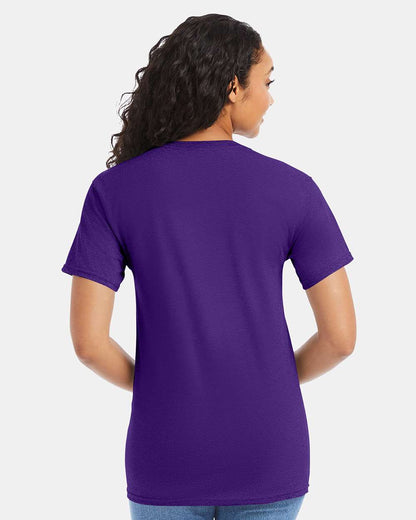 Hanes Essential-T T-Shirt 5280 #colormdl_Athletic Purple
