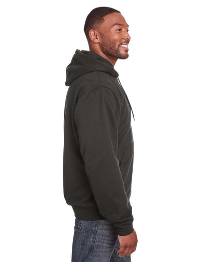 Berne Apparel Men's Heritage Thermal Lined Hooded Sweatshirt SZ101 #colormdl_Charcoal