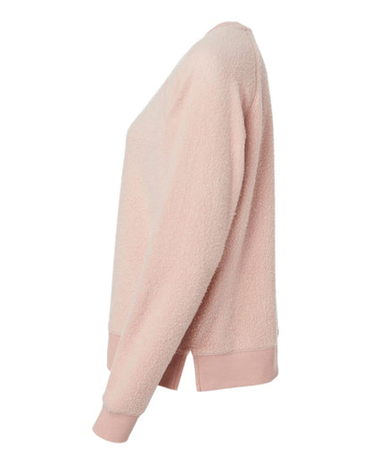 Boxercraft Women's Fleece Out Pullover K01 #color_Blush