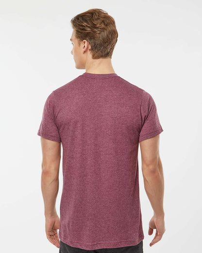 Tultex Poly-Rich T-Shirt 241 #colormdl_Heather Burgundy