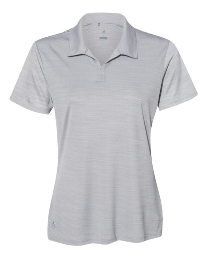 Adidas Women's Mélange Polo A403 #color_Mid Grey Melange