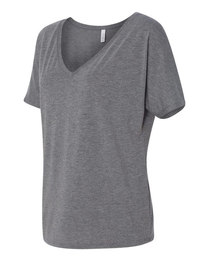 BELLA + CANVAS Women’s Slouchy V-Neck Tee 8815 #color_Grey Triblend