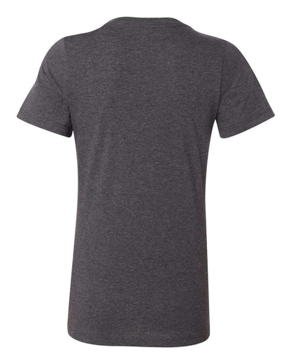 BELLA + CANVAS Women’s Relaxed Fit Heather CVC Tee 6400CVC #color_Dark Grey Heather