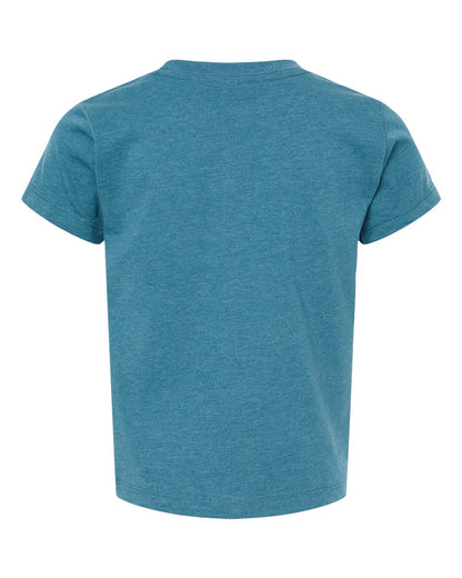 BELLA + CANVAS Toddler Jersey Tee 3001T #color_Heather Deep Teal