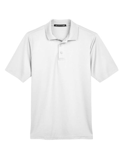 Devon & Jones Men's CrownLux Performance® Plaited Polo DG20 #color_White