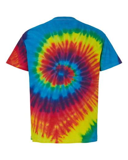 Colortone Youth Multi-Color Tie-Dyed T-Shirt 1000Y #color_Reactive Rainbow