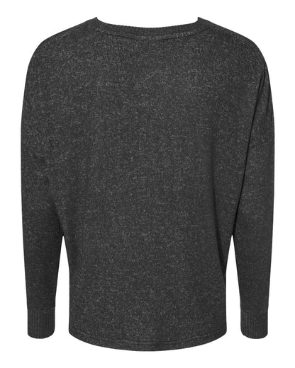 Boxercraft Women's Cuddle Fleece Boxy Crewneck Pullover L06 #color_Charcoal Heather