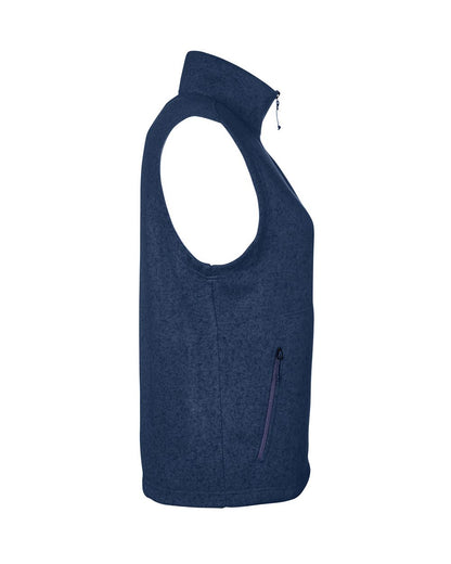 Marmot Women's Drop Line Fleece Vest M16251 #color_Arctic Navy Heather
