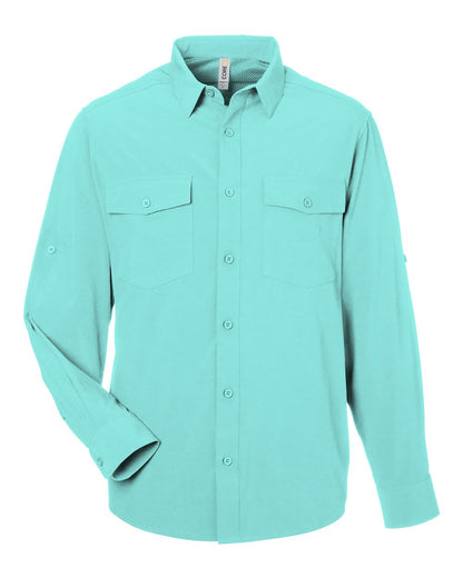 CORE365 Men's Ultra UVP® Marina Shirt CE510L #color_Sea Glass