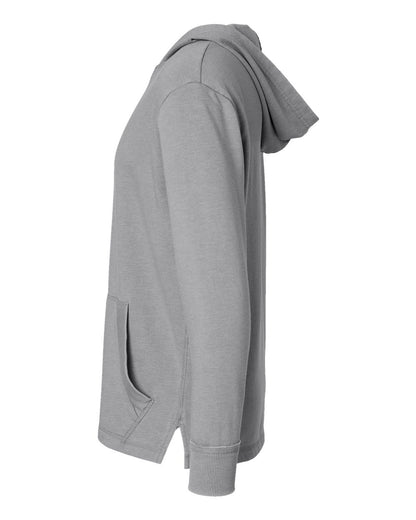 LAT Unisex Vintage Wash Fleece Hoodie Sweatshirt 6936 #color_Washed Grey