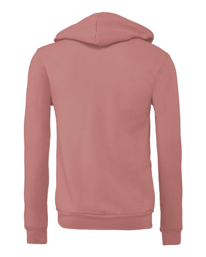 BELLA + CANVAS Sponge Fleece Full-Zip Hoodie 3739 #color_Mauve