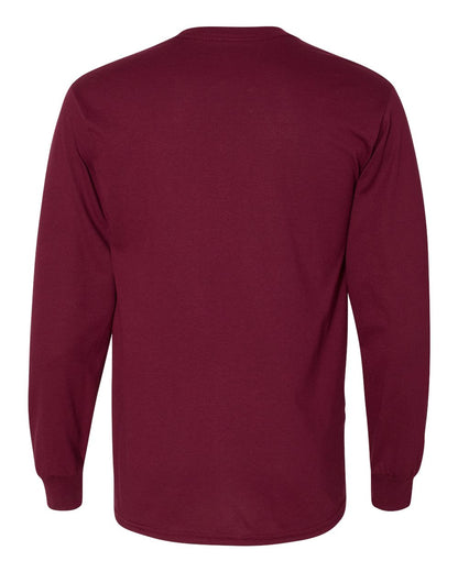 Gildan Unisex DryBlend® 50/50 Long Sleeve T-Shirt 8400 #color_Maroon