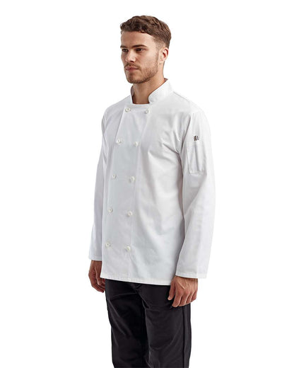 Artisan Collection by Reprime Unisex Recycled Chef Coat RP657 #colormdl_White