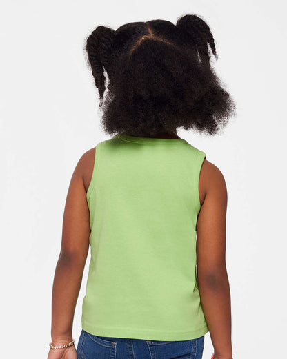 Rabbit Skins Toddler Fine Jersey Tank 3323 #colormdl_Key Lime
