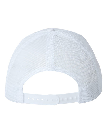 Valucap Mesh-Back Twill Trucker Cap VC400 #color_White