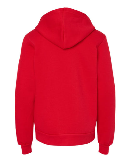 BELLA + CANVAS Youth Sponge Fleece Hoodie 3719Y #color_Red