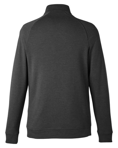 Devon & Jones Men's New Classics® Charleston Quarter-Zip Pullover DG481 #color_Black Melange