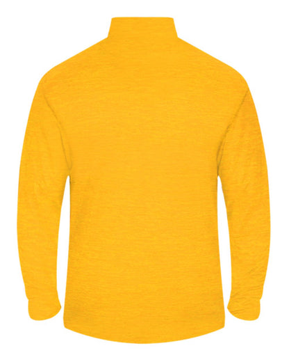 Badger Tonal Blend Quarter-Zip Pullover 4172 #color_Gold Tonal Blend