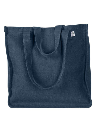 econscious Hemp Market Tote EC8015 #color_Navy