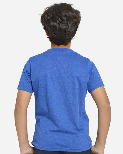 Threadfast Apparel Youth Epic CVC T-Shirt T1001B #colormdl_Heather Royal