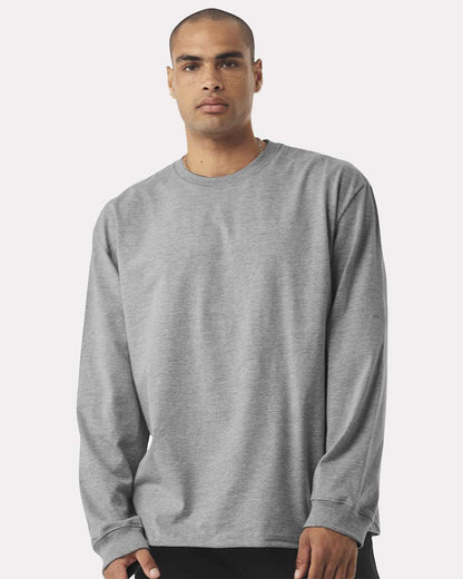 BELLA + CANVAS Unisex 7.5 oz Heavyweight Long Sleeve Tee 4651 #colormdl_Athletic Heather
