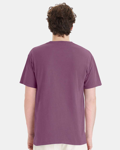 ComfortWash by Hanes Unisex Garment-Dyed Pocket T-Shirt GDH150 #colormdl_Purple Plum Raisin