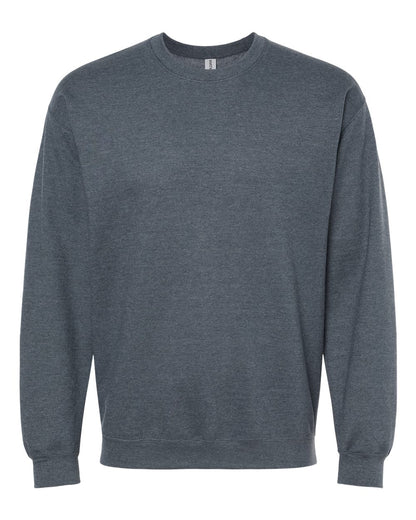 Gildan Unisex Softstyle® Midweight Crewneck Sweatshirt SF000 #color_Dark Heather