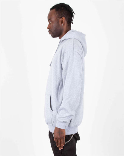 Shaka Wear Men's Heavyweight Fleece Hooded Sweatshirt SHHFP #colormdl_Heather Grey
