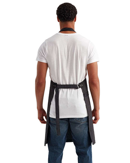 Artisan Collection by Reprime Annex Oxford Bib Apron RP144 #colormdl_Black