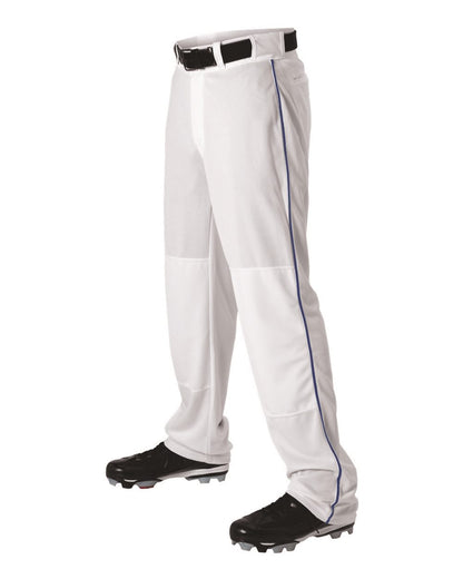 Alleson Athletic Youth Baseball Pants With Braid 605WLBY #color_White/ Royal